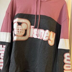 Disney Pink and Gray Sweatshirt